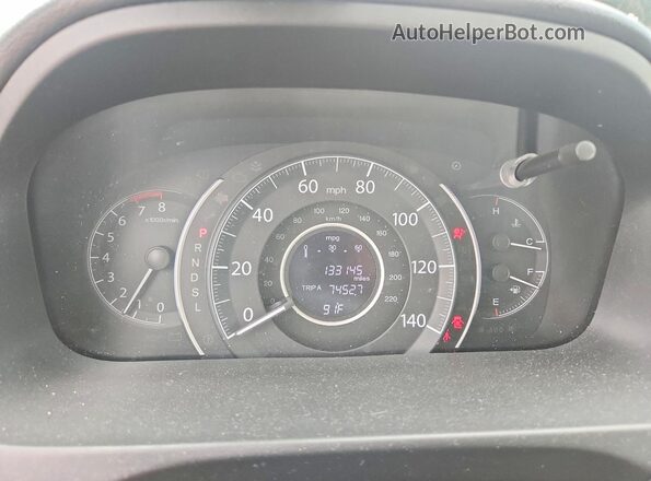 5J6RM4H35GL126133 2016 HONDA CR-V Silver Widok zestawu wskaźników