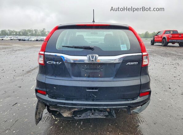 5J6RM4H36GL087973 2016 HONDA CR-V Black Rear view