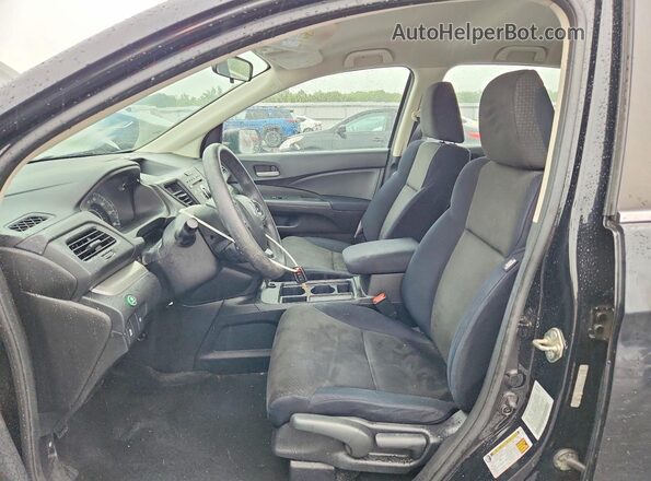 5J6RM4H36GL087973 2016 HONDA CR-V Black Front interior view
