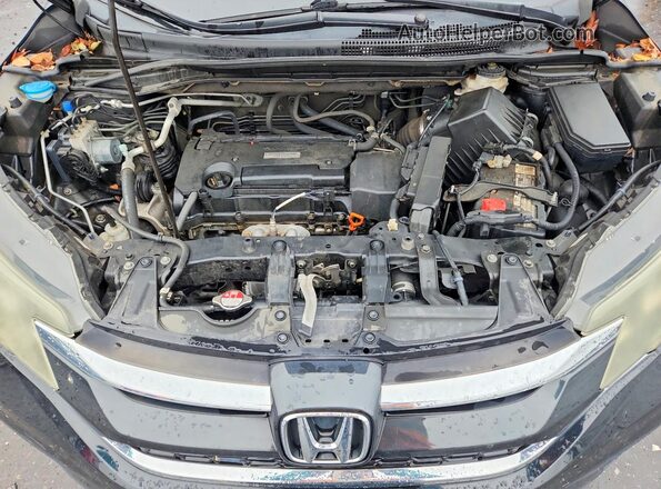 5J6RM4H36GL087973 2016 HONDA CR-V Black Engine compartment view