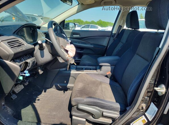 5J6RM4H37GL127882 2016 HONDA CR-V Черный Вид салона спереди
