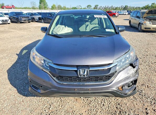 5J6RM4H37GL138025 2016 HONDA CR-V Gray Widok z przodu