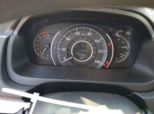5J6RM4H37GL138025 2016 HONDA CR-V Gray Widok zestawu wskaźników