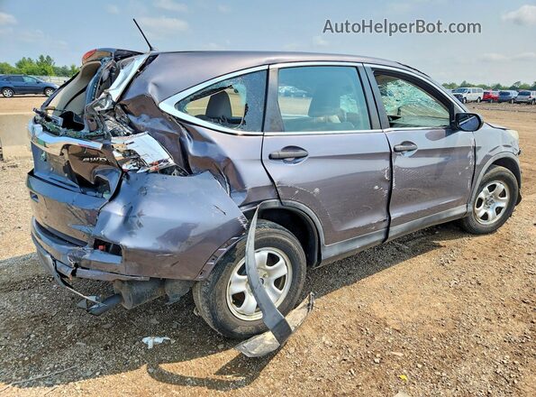 5J6RM4H38GL001563 2016 HONDA CR-V Gray Задня права чверть