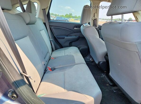 5J6RM4H38GL001563 2016 HONDA CR-V Gray Вид задніх сидінь