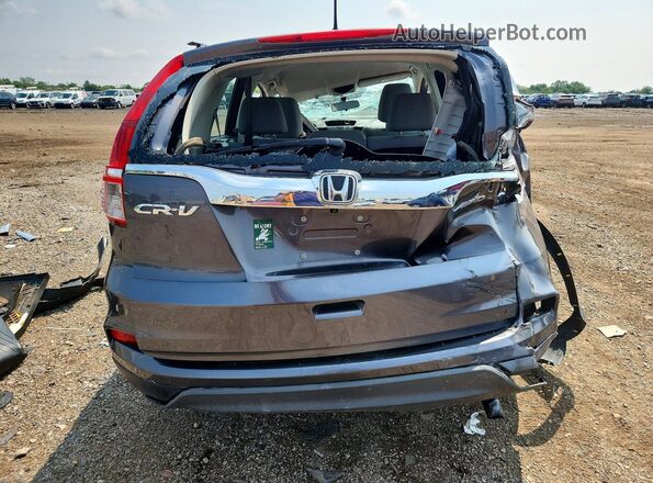 5J6RM4H38GL001563 2016 HONDA CR-V Gray Вид ззаду