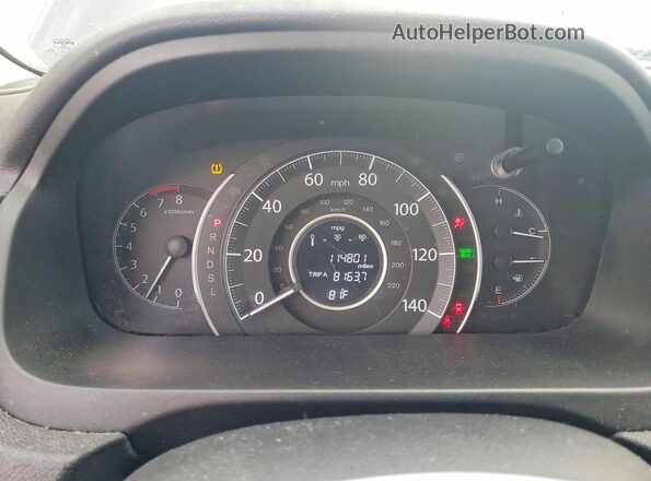 5J6RM4H38GL008156 2016 HONDA CR-V Gray Vista del cuadro de instrumentos