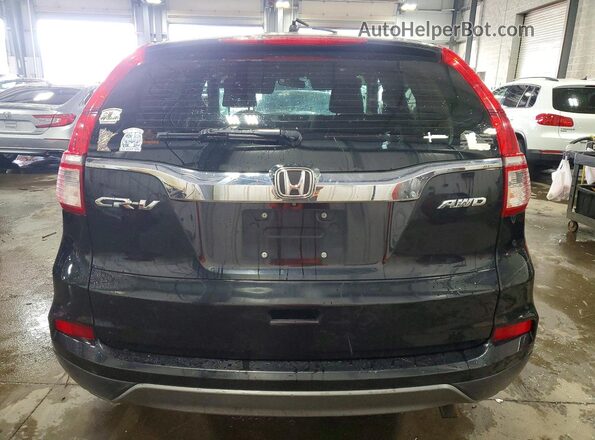 5J6RM4H39GL105933 2016 HONDA CR-V Black Вид ззаду