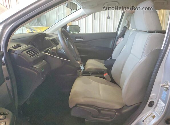 5J6RM4H3XGL017098 2016 HONDA CR-V Silver Widok wnętrza z przodu