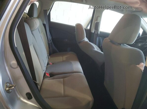 5J6RM4H3XGL017098 2016 HONDA CR-V Silver Widok wnętrza z tyłu