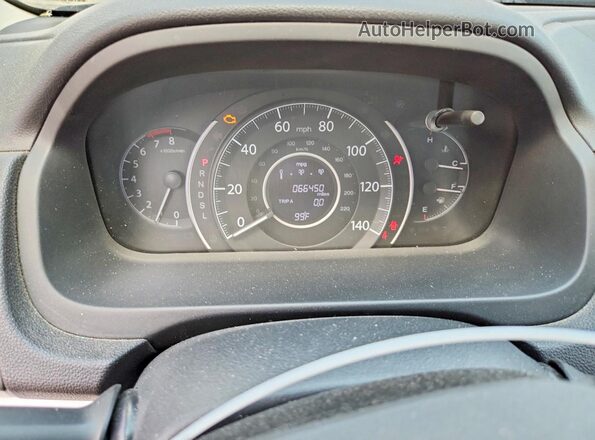 5J6RM4H3XGL137080 2016 HONDA CR-V Black ხელსაწყოთა პანელის ხედი