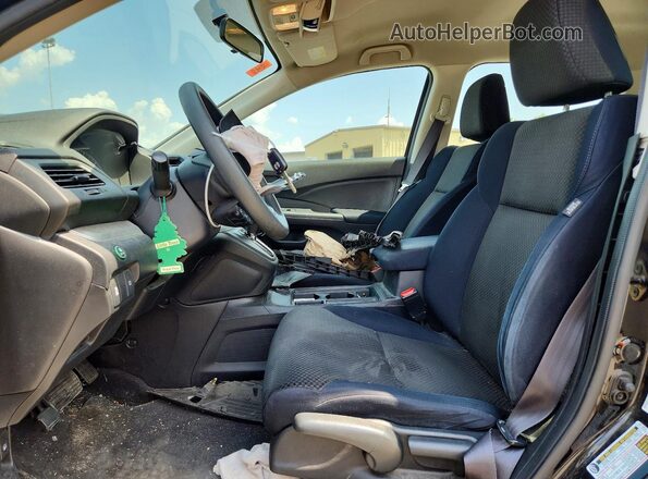 5J6RM4H3XGL137080 2016 HONDA CR-V Black წინა სალონის ხედი