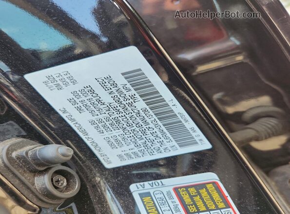 5J6RM4H3XGL137080 2016 HONDA CR-V Black VIN კოდის სტიკერის ხედი