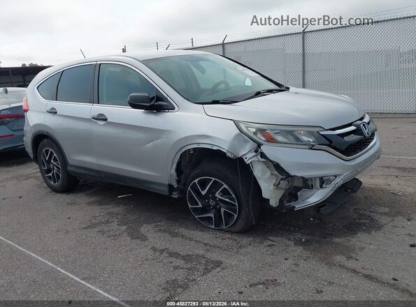 5J6RM4H40GL031200 2016 HONDA CR-V Silver Դիմացի տեսք