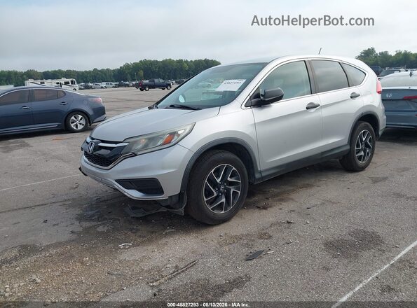 5J6RM4H40GL031200 2016 HONDA CR-V Silver Առջևի ձախ երեք քառորդ տեսարան