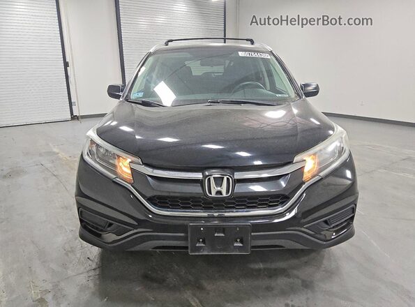 5J6RM4H42GL052078 2016 HONDA CR-V Black Widok z przodu