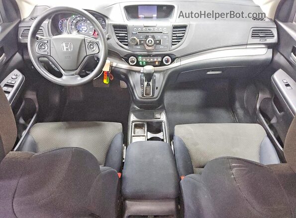 5J6RM4H42GL052078 2016 HONDA CR-V Black Widok deski rozdzielczej