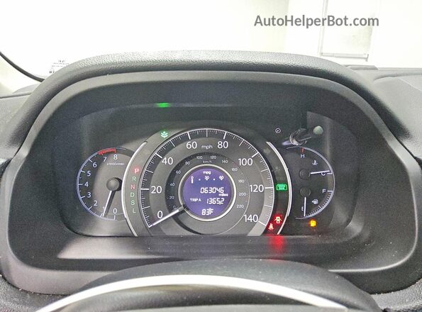 5J6RM4H42GL052078 2016 HONDA CR-V Black Widok zestawu wskaźników