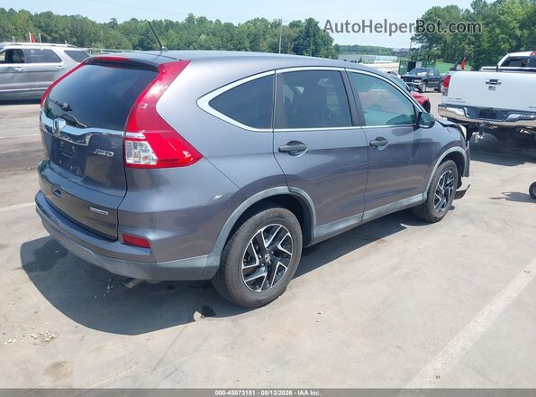 5J6RM4H42GL078065 2016 HONDA CR-V Gray Trasero derecho
