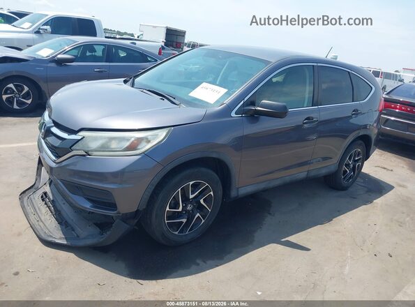 5J6RM4H42GL078065 2016 HONDA CR-V Gray Vista tres cuartos delantera izquierda
