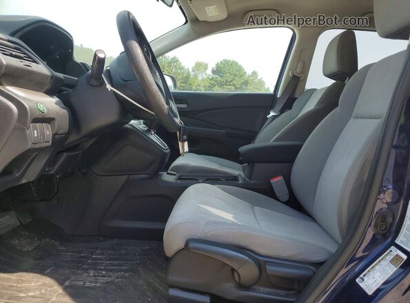 5J6RM4H43GL031305 2016 HONDA CR-V Синий Вид салона спереди