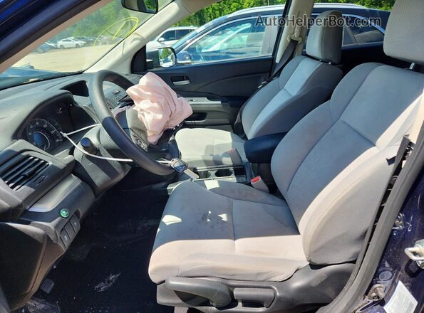 5J6RM4H43GL081766 2016 HONDA CR-V Blue Widok wnętrza z przodu
