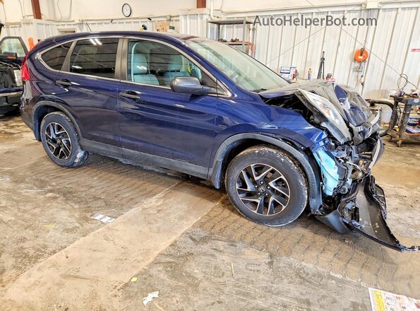 5J6RM4H43GL081766 2016 HONDA CR-V Blue Przód prawy