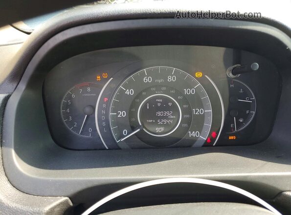 5J6RM4H47GL025829 2016 HONDA CR-V Blue Instrument cluster view