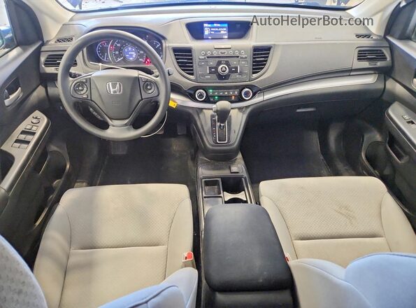 5J6RM4H49GL055897 2016 HONDA CR-V Blue Vista del salpicadero