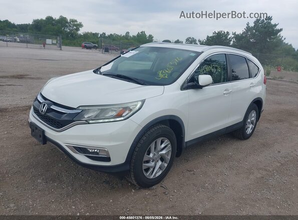 5J6RM4H50GL004930 2016 HONDA CR-V White Առջևի ձախ երեք քառորդ տեսարան