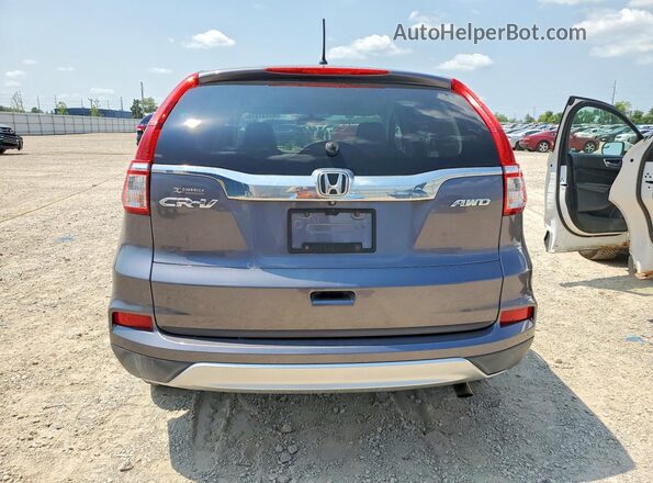 5J6RM4H50GL028418 2016 HONDA CR-V Серый Вид сзади