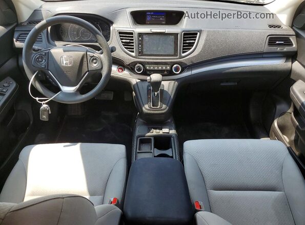 5J6RM4H50GL028418 2016 HONDA CR-V Серый Вид панели приборов