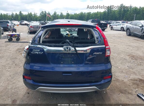5J6RM4H50GL120435 2016 HONDA CR-V Blue Widok zestawu wskaźników