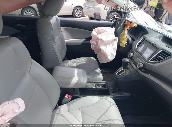 5J6RM4H50GL120435 2016 HONDA CR-V Blue Widok wnętrza z przodu