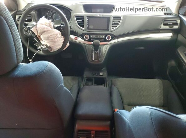 5J6RM4H50GL138594 2016 HONDA CR-V Черный Вид панели приборов