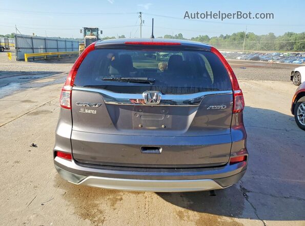 5J6RM4H53GL018238 2016 HONDA CR-V Silver უკანა ხედი