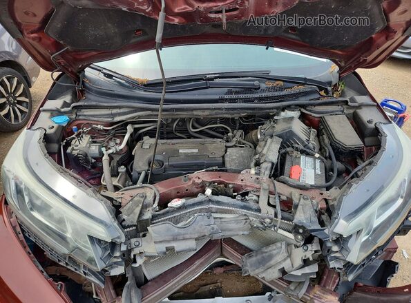 5J6RM4H53GL069366 2016 HONDA CR-V Burgundy Rear interior view