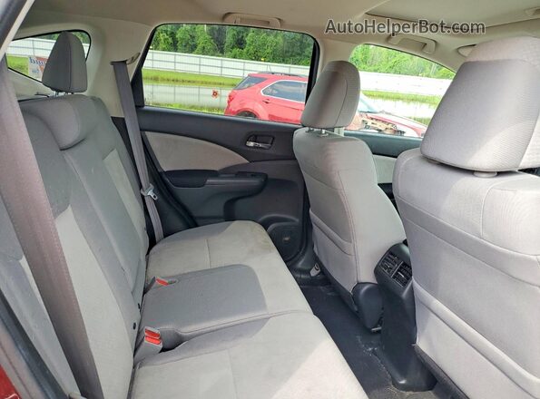 5J6RM4H53GL112619 2016 HONDA CR-V Maroon Widok wnętrza z tyłu