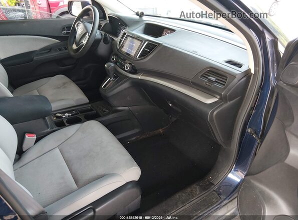 5J6RM4H54GL107199 2016 HONDA CR-V Dark Blue წინა სალონის ხედი