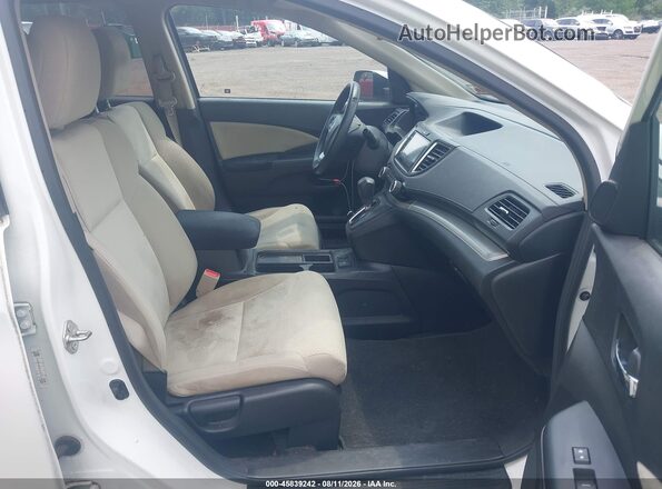 5J6RM4H55GL115716 2016 HONDA CR-V Белый Вид салона спереди