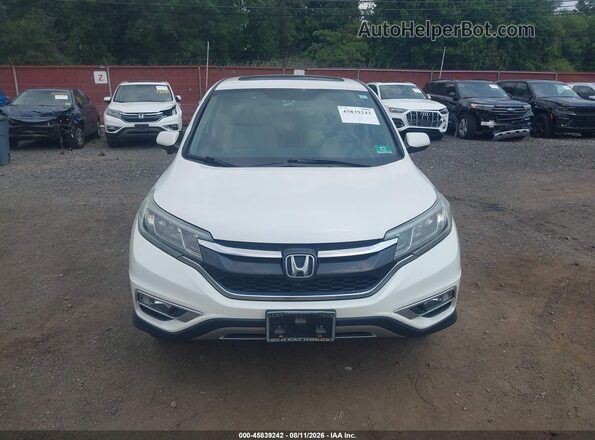 5J6RM4H55GL115716 2016 HONDA CR-V Белый Вид щитка приборов