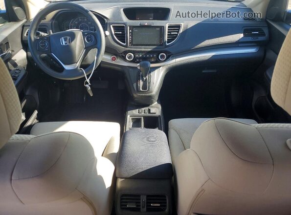 5J6RM4H55GL122178 2016 HONDA CR-V White Widok deski rozdzielczej