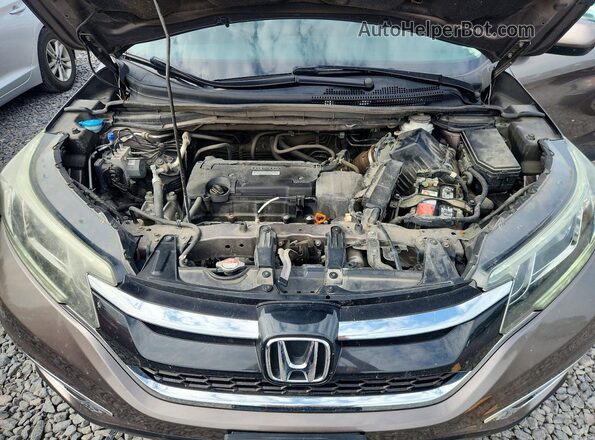 5J6RM4H56GL057065 2016 HONDA CR-V Gray უკანა სალონის ხედი