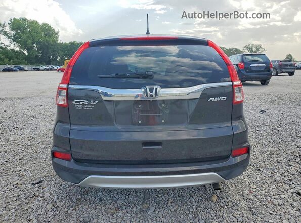 5J6RM4H56GL116566 2016 HONDA CR-V Gray Rear view