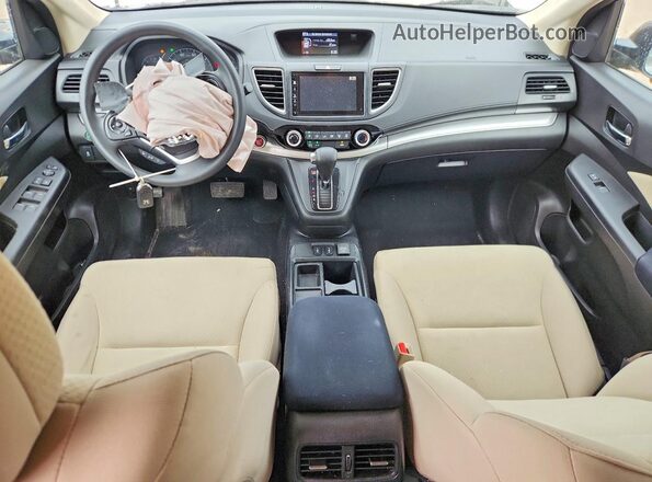 5J6RM4H57GL020154 2016 HONDA CR-V Gray Widok deski rozdzielczej