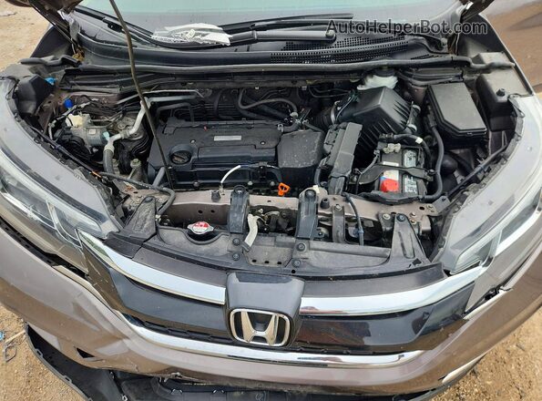 5J6RM4H57GL020154 2016 HONDA CR-V Gray Widok wnętrza z tyłu