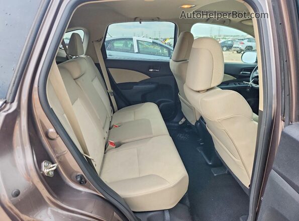 5J6RM4H57GL020154 2016 HONDA CR-V Gray Widok tylnych siedzeń