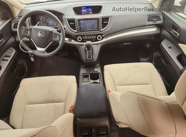 5J6RM4H58GL010720 2016 HONDA CR-V White Dashboard view