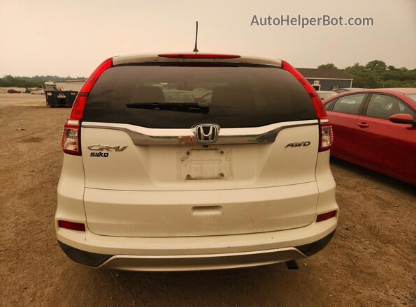 5J6RM4H58GL010720 2016 HONDA CR-V White Rear view