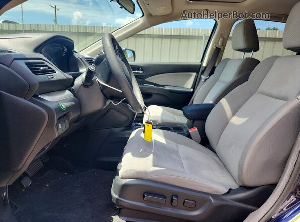 5J6RM4H59GL137833 2016 HONDA CR-V Синий Вид салона спереди